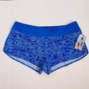 Rabbit Running Shorts Womens XL Catch Me If You Can 2.5 Inch Run NEW Blue